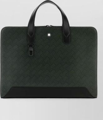 Montblanc extreme 3.0 leather briefcase top handles