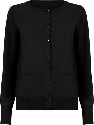 Wolford Cardigan in Lavorazione Fine - - Knitwear - Donna - Nero - XS