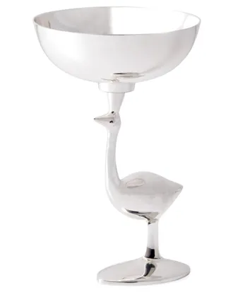 Jonathan Adler Silver Plated Candle Holder