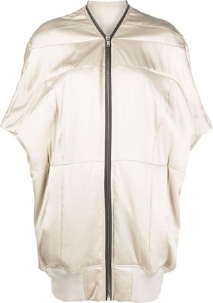 Rick Owens padded zip-up jacket - women - Polyamide - OS - Neutrals