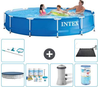 Intex Piscina Con Estructura Redonda - 366x76 Cm - 7-piezas S31551