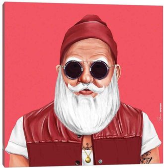 iCanvas Santa By Amit Shimoni Wall Art