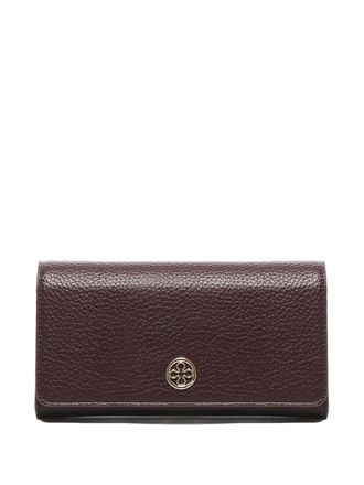V° 73 embossed logo-plaque wallet - Red