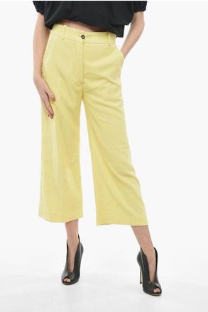 Patou High-rise cotton gabardine Bermuda shorts van € 640,00