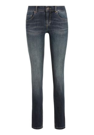 Angels Skinny-fit-Jeans ANGELS SKINNY, Damen, Gr. 48, L&auml;nge 28, grau (grauish bl), Denim/Jeans, Obermaterial: 92% Baumwolle, 6% Polyester, 2% Elasthan, unifa