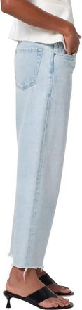 Citizens Of Humanity Ayla Raw Hem Crop Jeans In Sailor