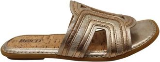Born Womens Hyannis Sandals In Light Gold