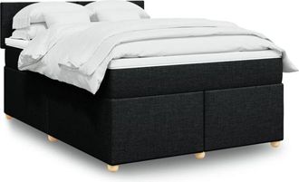 vidaXL Cama Con Luces De Tiras Led Rosa 140 X 200 Cm Terciopelo