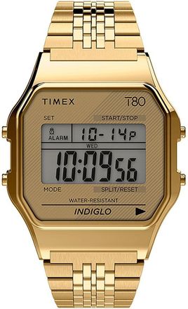 Timex T80 Unisex Horloge Goudkleurig TW2R79200