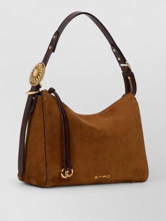 Etro na leather clutch bag