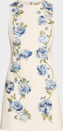 Alice & Olivia Clyde Embellished Shift Dress