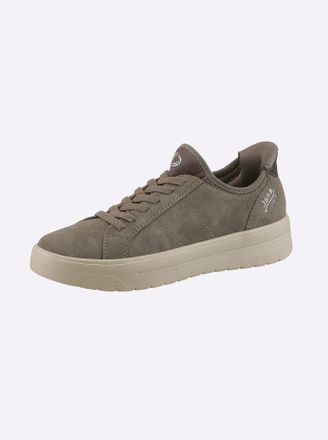 Jana Sneaker JANA, Damen, Gr. 37, grau (taupe), Synthetik, Schuhe Sneaker
