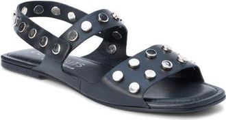 Matisse Footwear Kira Quarter Strap Sandal in Black Leather at Nordstrom, Size 10