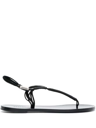 Isabel Marant Sandali con cinturino singolo - Nero