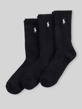 Polo Ralph Lauren Socken aus Baumwoll-Mix im 3er-Pack in Black, Gr&ouml;&szlig;e 1