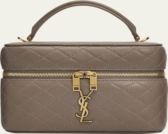 Saint Laurent Gaby Vanity Quilted Leather Bag