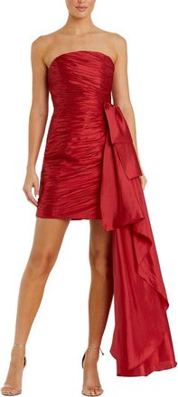Mac Duggal Strapless Ruched Mini Dress