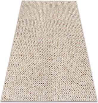 RugsX Moqueta Casablanca Crema White 200x450 Cm