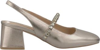 Alma En Pena Alma EN Pena, Schoenen, Dames, Geel, 41 EU, Leer, Schoen met strass band