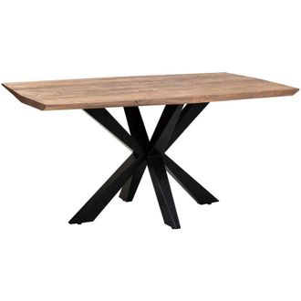 Wanderlust Deco Mesa De Comedor De Madera De Acacia Acabado Color Oxido 160x90x76