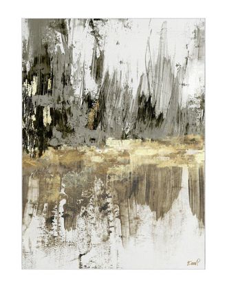 Empire Art Direct Modern City Scape Reflection Ii Washable Abstract Art Area Rug