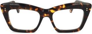 Retro Superfuture 54mm Cat Eye Optical Glasses in Tort at Nordstrom Rack