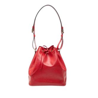Louis Vuitton Pre-owned Bucket Bags, female, Red, Size: ONE SIZE Pre-owned Petit Noe