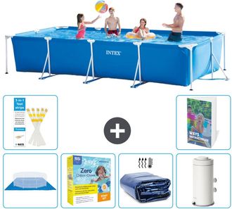 Intex Piscina Con Estructura Rectangular - 450x220x84 Cm - 7-piezas S71