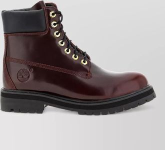 Timberland leather heritage lace-up ankle boots