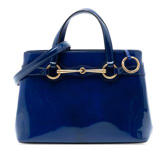 Gucci Pre-owned Gucci Patent Bright Bit Satchel Ladies AA208SF0WI76Z1N4