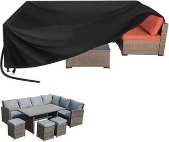 No Brand Funda De Tela Oxford Para Muebles De Jard&iacute;n, 250 X 90 Cm. Impermeable Y Resistente A Los Rayos Uv
