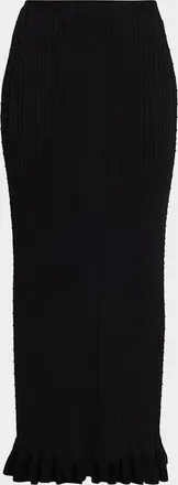 Proenza Schouler Monet Ribbed Maxi Skirt