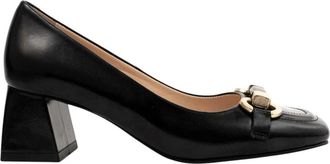 Sergio Moretti Klassieke Gesloten Pumps - Dames - Pumps - Zwart - 37 EU - Leer - Schoenen