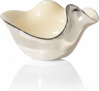 Lunares Ruffled Small Bowl in Oyster at Nordstrom