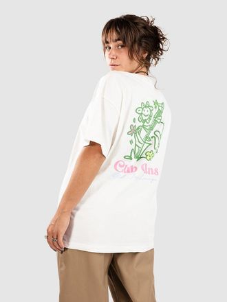 Vans Flower Chello Os T-Shirt bianco