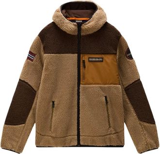 Napapijri Yupik FZH 6 - - Sweatshirts & Hoodies - Uomo - Marrone - S