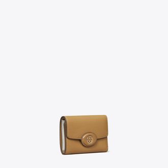 Tory Burch Womens Small Robinson Pebbled Wallet, One Size