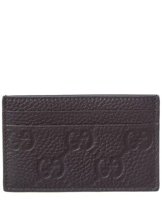 Gucci Imprint Leather Card Case