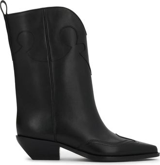 Kazar Enkellaarsjes - Dames - Cowboylaarzen - Zwart - 37 EU - Schoenen