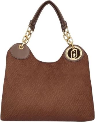 Liu Jo Tassen, Dames, Bruin, ONE Size, Polyester, Faiza M Satchel