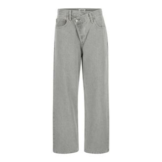 A Gold E Wide Pantaloni - - Trousers - Donna - Grigio - W25