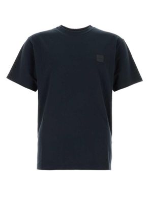 Stone Island Midnight blue cotton t-shirt