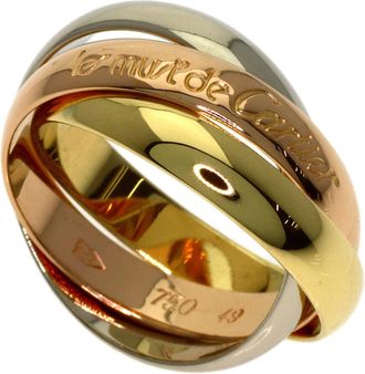 Cartier Yellow Gold (18K) Pink Gold (18K) White Gold (18K) Band Ring (Pre-Owned)