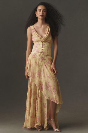 BHLDN Corset Slip Maxi Dress