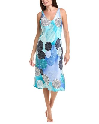 Natori Botanic Melody Satin Night Gown