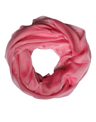 Dolce & Gabbana Womens Silk Rectangle Wrap Shawl Pink
