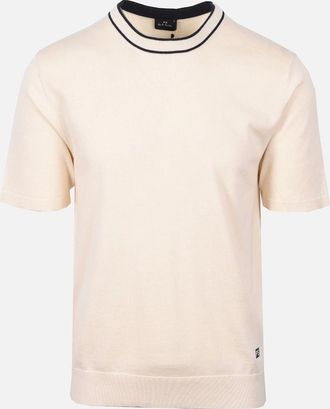 Paul Smith Mens PAUL SMITH SWEATER SS T-SHIRT WHITE - Size: 38