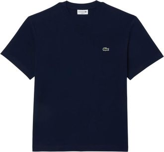 Lacoste Klassiek Katoenen T-shirt - Heren - T-shirts - Blauw - M - Katoen - Tops