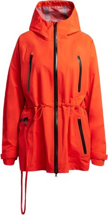 adidas ADIDAS by Stella McCartney Womens TrueNature Rain Short Jacket - Red Recycled Material - Size X-Small
