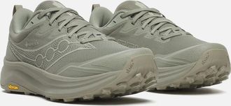 Saucony Mens Saucony Peregrine 16 GTX Mens Laurel/Sage Trainers - Green - Size: UK 11 / eu 46.5 / us 12